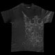thumbnail image 5 of Camiseta holgada de algodón con cuello redondo y manga corta estilo Harajuku para parejas, con estampado retro gótico Y2K, de gran tamaño, 5 of 5