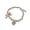 Pink, variant on YIFAEUX Pet Collar Faux Pearl Dog Collar with Heart Bowknot Charm Adjustable Straps Imitation Crystal Pet Collar Jewelry Accessories