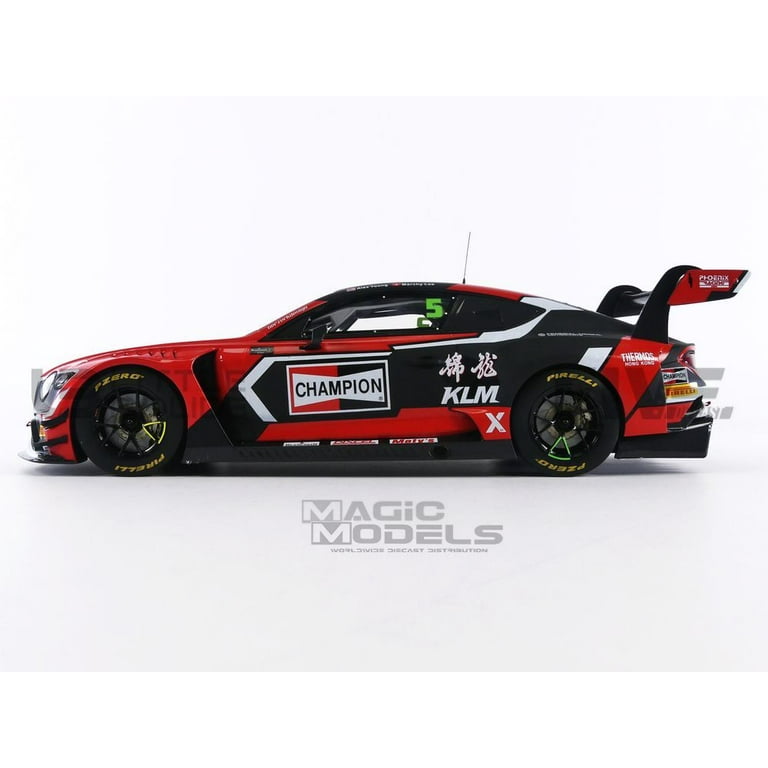 1:18 TRUESCALE Bentley Continental Gt3 #5 Champion Blancpain