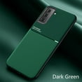 thumbnail image 1 of ELEHOLD for Samsung Galaxy S22+ 5G Slim Case, TPU Bumper + PC Fashion Diagonal Line Skin Touch Luxury Elegant Lightweight Magnetic Shockproof Non-Slip Soft Grip Flexible Ultra-Thin Case,Green, 1 of 5