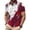 Red, variant on Mens Golf Shirt Fitted Athletic Collared Shirts Slim Fit Print Short Sleeve T-Shirts