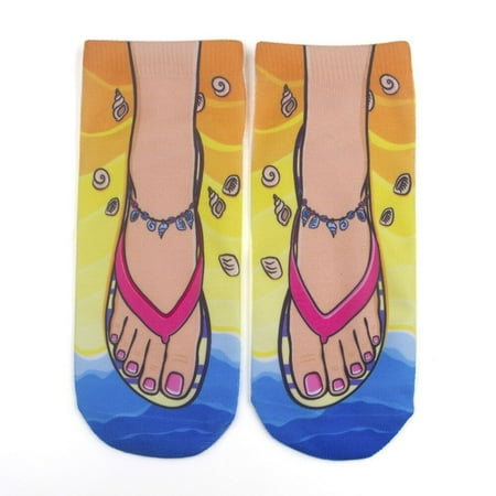 

MIARHB Unisex 3D Printing Socks Funny Socks Fashion Boat Socks Gift Socks
