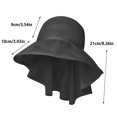 thumbnail image 2 of PBAZIH Women's Summer Sun Hat, Outdoor Neck Protection Visor, Wide Brim Fishing Hiking Cap, Lightweight Breathable Sunscreen Shawl for Daily Use, Fashionable UV Shield Accessory, 2 of 8
