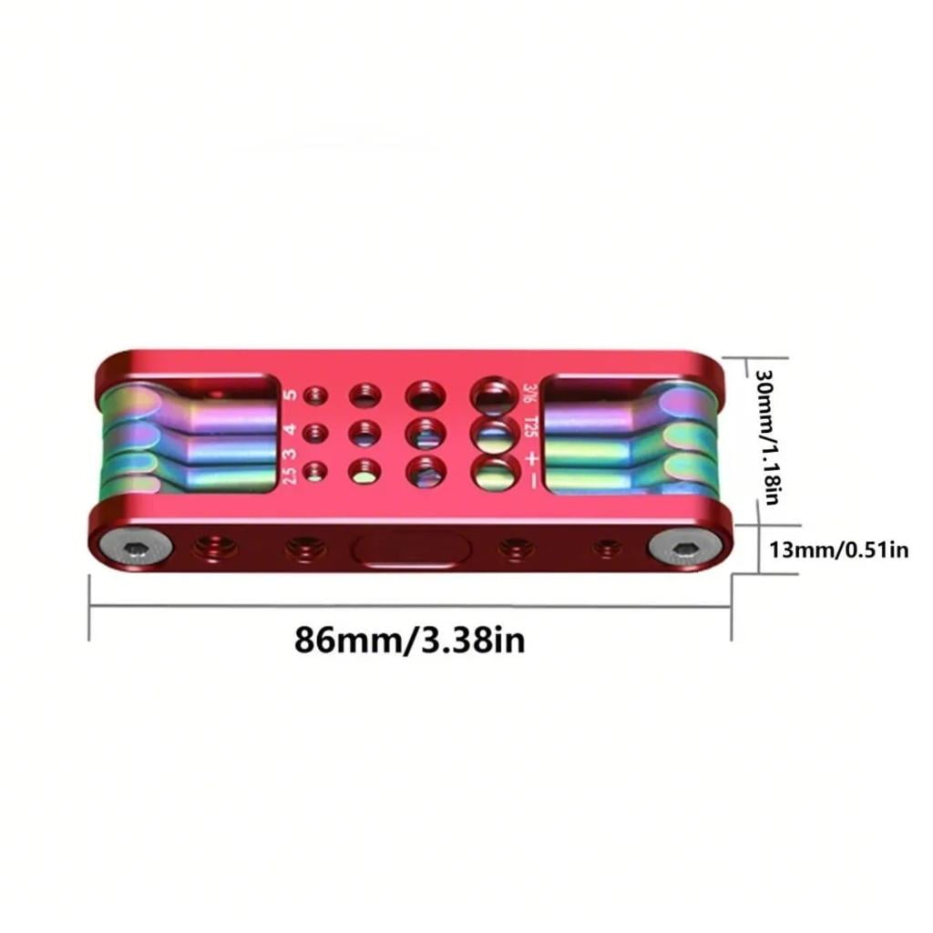 Folding Allen Wrench Set With Adjustable Angle For Photography Equipment