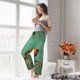 thumbnail image 5 of Fotbe Retro Birds Pantalones de Pijama para Mujer, Pantalones de Dormir, Pantalones Pj con Cordón y Bolsillos-Large, 5 of 6