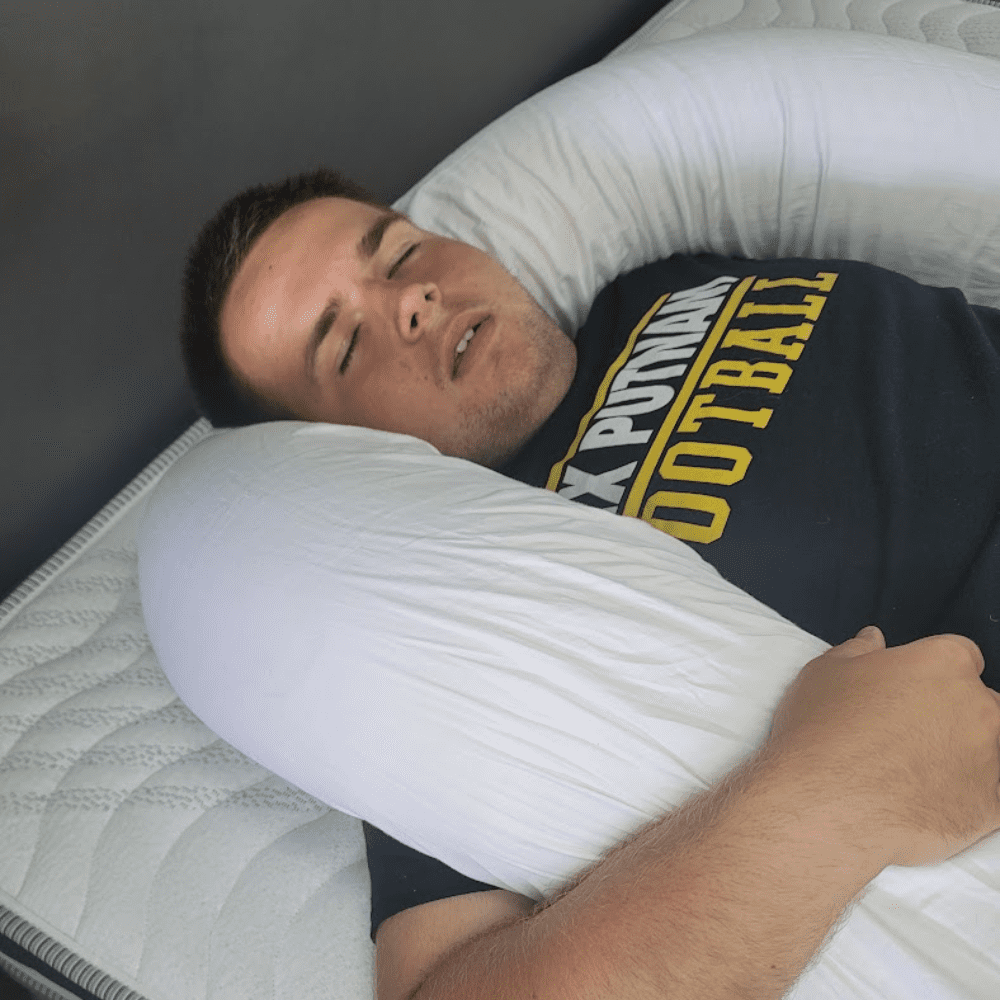 iAdjust 75" Latex Body Pillow - Ideal for Side, Back & Stomach Sleepers, Latex, Pillow