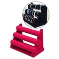 thumbnail image 1 of 3 niveles de soporte de , soporte y exhibición de organizador de joyas de , soporte de exhibición de desmontable, - Rojo Yinane Soporte de exhibición de pulsera, 1 of 8