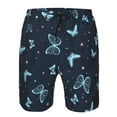 thumbnail image 4 of Naloa Beautiful Butterflies Men's Beach Shorts, Surfing shorts, Swim trunks, Quick Dry Swim Trunks for Surfing Beach Fun - Small, 4 of 9
