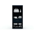 thumbnail image 6 of Manhattan Comfort Mulberry 3-Piece Wood Open Sectional Closet Set in Blue, 6 of 9