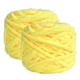 thumbnail image 3 of 2 Pack 100g/Ball Soft Chenille Yarn Velvet Blanket Yarn Thick Fluffy Plush Yarn for Crocheting Hand Knitting Weaving Sweater Shawl Scarf Gloves DIY Craft, 3 of 15