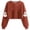 Brick Red, variant on Womens Sweatshirt Halloween Crew Neck Basic Sweaters for Women Fall Spooky Season Boo Ghost Pumpkin Cotton Sweater Fall Long Sleeve Tops Halloweens Gifts for Him