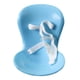 thumbnail image 2 of Asiento de coche para muñecas y clip de ventilación, elegante modelo de silla para muñecas, mini asiento de coche de peluche Azul, 2 of 9
