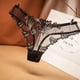 thumbnail image 1 of Tangas con bordado floral, bragas elásticas de malla transparente, lencería y ropa interior sexy para mujer, 1 of 5
