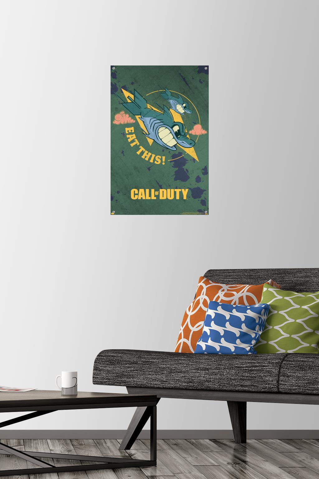 Call of Duty: Vanguard - Eat This Wall Poster with Pushpins, 14.725" x 22.375"