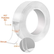 Everbt Nano Tape Double Sided Adhesive Washable and Reusable Picture Hanging Strips, 9.85 ft