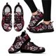 thumbnail image 1 of Doginthehole - Zapatos planos transpirables con estampado clásico de calaveras de azúcar para mujer, zapatillas informales ligeras de verano, 1 of 6