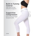 thumbnail image 3 of SlimMe Women's High-Waist Control Seamless Shapewear Leggings - Womens - Female, Medium, White, 3 of 12