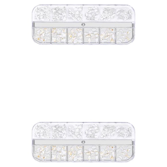 Soidarity 1 bolsa de cristal fácil de pegar, brillo, combinación perfecta, diamantes de imitación brillantes para uñas, manualidades DIY para Type8 NO8