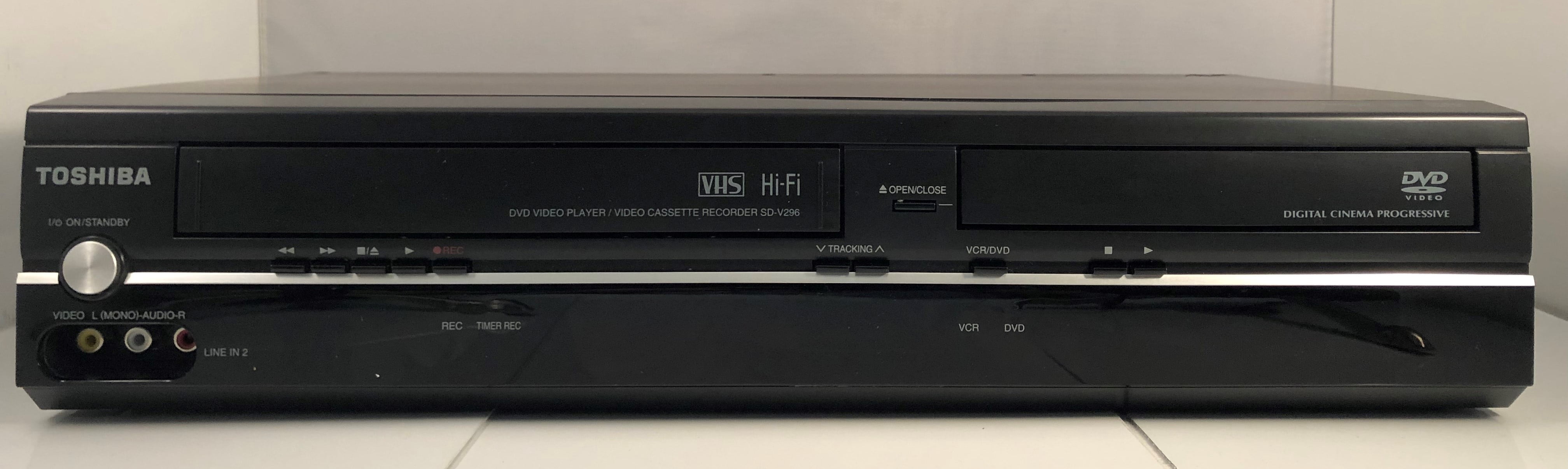 Toshiba SDV32K DVD Player/VCR Combo (REFURBISHED) with Remote, Manual
