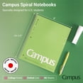 thumbnail image 2 of Cuaderno KOKUYO Campus Spiral, paquete de 3 unidades, 10,5 x 8 cm, 80 hojas, 2 of 9