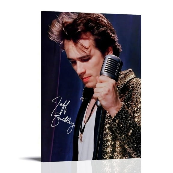 90s Jeff Poster Buckley Grace Music Album Cover Poster Wall Art Decor Canvas Wall Posters For Room Unframed 12x18inch(30x45cm)