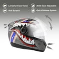 thumbnail image 4 of TCMT DOT Full Face Helmet for Kids & Youth Flip Up Visor for Motorcycle Atv Mx Motocross Offroad Street Dirt Bike Gray Youth L Size, 4 of 12