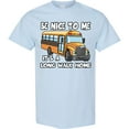 thumbnail image 3 of Inktastic School Bus Driver Be Nice T-Shirt, 3 of 5