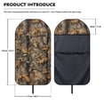 thumbnail image 6 of Garronmavis 1 PC Waterproof Front Car Seat Towel Cover, Stain and Sweat Resistant Non-Slip Universal Fit Seat Protector, for Cars SUV Trucks Van, Ideal for Gym Workout Beach Hiking Trips, 6 of 8
