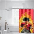 thumbnail image 4 of Hajime no Ippo:The Fighting pattern Design polyester Fabric Shower Shower Curtain Liner Bathroom Washable 35.4 / 40 / 50 / 60*70IN, 4 of 7