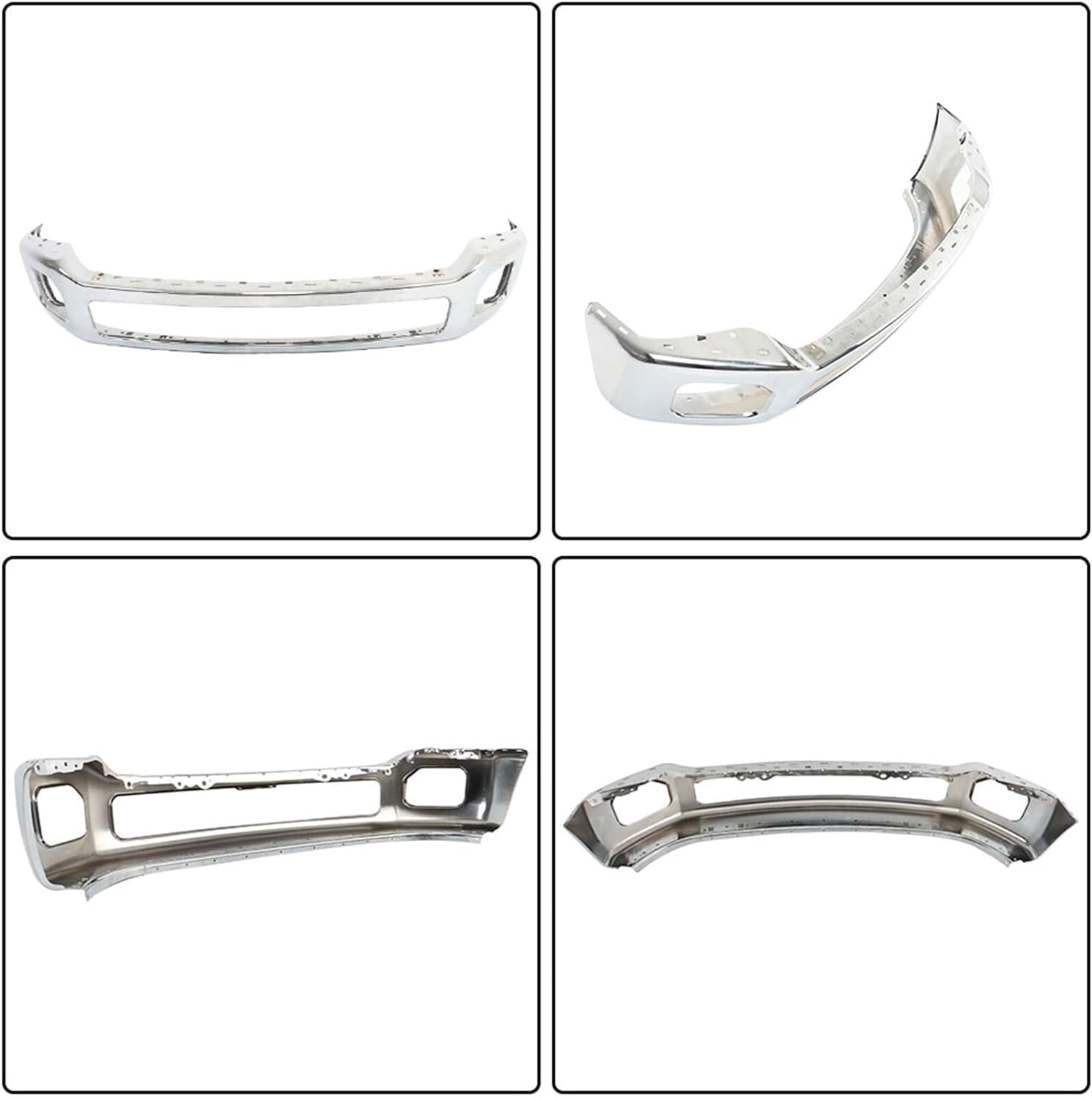 waltyotur Chrome Steel Front Bumper Replacement for 2011-2016 F-250 F-350 Super Duty Truck FO1002416