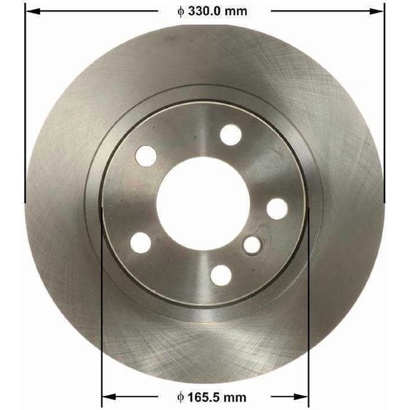BENDIX PREMIUM DRUM AND ROTOR PRT6167 Bendix Brake Rotor