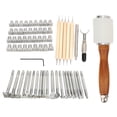 thumbnail image 1 of Leather Working Tools,Leather Sculpture Stamping Tools Leather Tools Kit Leather Stamp Kits Ultimate Reliability, 1 of 12