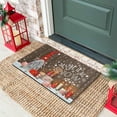 thumbnail image 5 of Hello Winter Door Mat Outdoor Front for Door,Gnome Snowflakes Let it Snow Holiday Welcome Doormat,Christmas Xmas Floor Rug for Porch Entrance Farmhouse Decor 30" x 17", 5 of 6