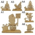 thumbnail image 7 of Winter Snowman Days til Christmas Wooden Advent Calendar Set, 7 of 7