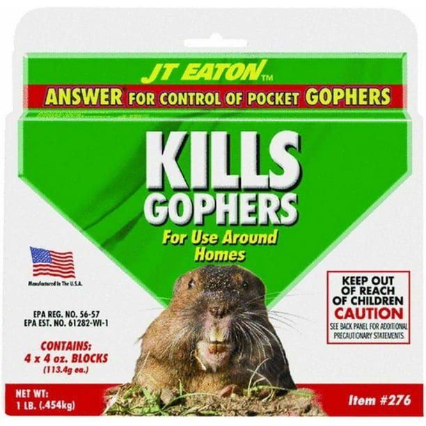 JT Eaton 276 Answer Pocket Gopher Bait Block and Control with Moisture