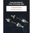 thumbnail image 2 of KFFKFF CV Axle Shaft Assembly, Set of 2 Front Left & Right (Driver and Passenger Side), Replacement CV Joint Axles Compatible with 2003-2022 Toyota 4Runner, Made of Alloy and Carbon Steel, 2 of 9