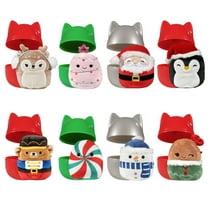 Squishmallows Stuffed Animals & Plush Toys, Christmas Mystery Plush, 4", 3 Count