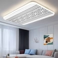 thumbnail image 2 of Black Boho Fluorescent Light Covers for Ceiling Lights 4x2 feet,2 Pack Magnetic Light Filters for Classroom,Vintage Southwestern Geometric Stripes Fluorescent Light Shade Panel for Office School, 2 of 9
