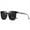 Transparent Gray Frame/Gray Lens, variant on KKTREE Eclipse Elite TR Framed Nylon Square Sunglasses with UV400 Protection, Super Lightweight
