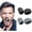 Black + Gray, variant on MSHUN Jaw Exerciser - Jawline Exerciser, Double Chin Eliminator, Double Chin Reducer Men Women, Jawline Gum, Face Slimmer, BPA Free Silicone Exercise Equipment, Workout Kit (Gray - 2PCS)