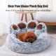 thumbnail image 4 of Cama para perros de peluche Cama para mascotas con forma de pata de oso para gatos y perros Cesta s Abanopi Amortiguar, 4 of 7