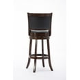 thumbnail image 6 of Boraam Wood Augusta Bar Height Swivel Bar Stool in Cappuccino Finish, 6 of 10