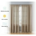 thumbnail image 5 of THD Mona Macrame Lace Sheer Rod Pocket Window Treatment Curtain Panels - Set of 2, 5 of 30