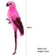 thumbnail image 2 of Adorno de pluma de espuma artificial (rojo), 2 of 8
