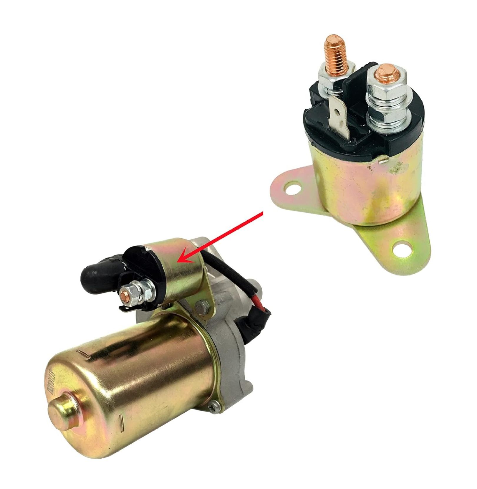 Starter Motor for Predator 13HP 420cc Engine for Duromax XP16HPE XP18HPE XP8500EH XP10000E for Generac GP6500E GP7500E GP8000E for WGen9500D Generator