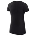 thumbnail image 3 of Women's G-III 4Her by Carl Banks Black Charlotte Hornets Basketball Love Fitted T-Shirt, 3 of 3