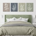 thumbnail image 4 of Framed Boho Wall Art Set of 4 Botanical Plant Canvas Print Wall Art for Rustic Vintage Farmhouse Wall Art for Home Kitchen Wall Decor Living Room Bathroom Bedroom 8x10 inch, 4 of 6