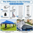 thumbnail image 6 of SANOPY Heavy Duty 10'x 30' Pop up Canopy, Commercial Canopy, Waterproof Outdoor Party Tent, Instant Wedding Canopy with 8 Removable Sidewalls, Carrying Bag, 6 of 7