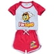 thumbnail image 2 of Venta al por mayor de ropa de juego Kawaii Fun Squad, conjunto de camisas de verano para niños, camisetas de algodón, camisetas de dibujos animados, trajes deportivos para niñas pequeñas zhangmenya  LED, 2 of 2