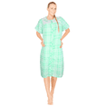 thumbnail image 3 of JEFFRICO House Dresses for Women with Pockets - Lightweight Breathable Short Sleeve Muumuu & Nightgowns - Snap Front Housecoat and Dusters for Women, 3 of 7